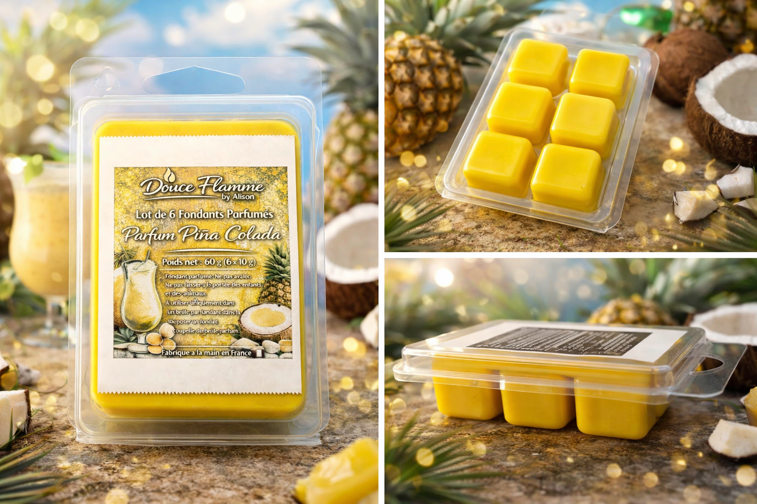 Fondants Pina-Colada